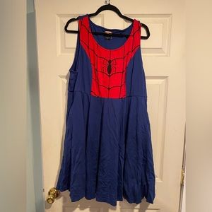 Torrid EUC Spider-Man skater dress